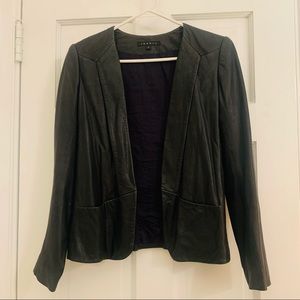 Theory Frima L leather blazer